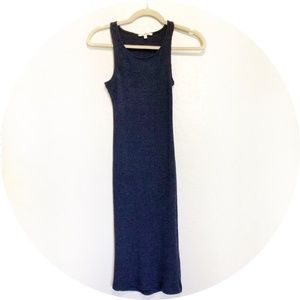 Mid-Length Navy Slim Dress